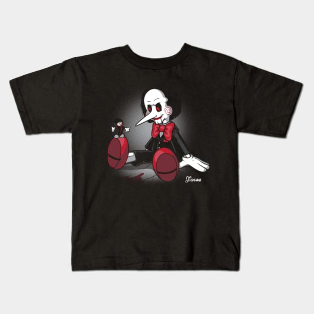 Wish Upon A Saw Kids T-Shirt by Ratigan